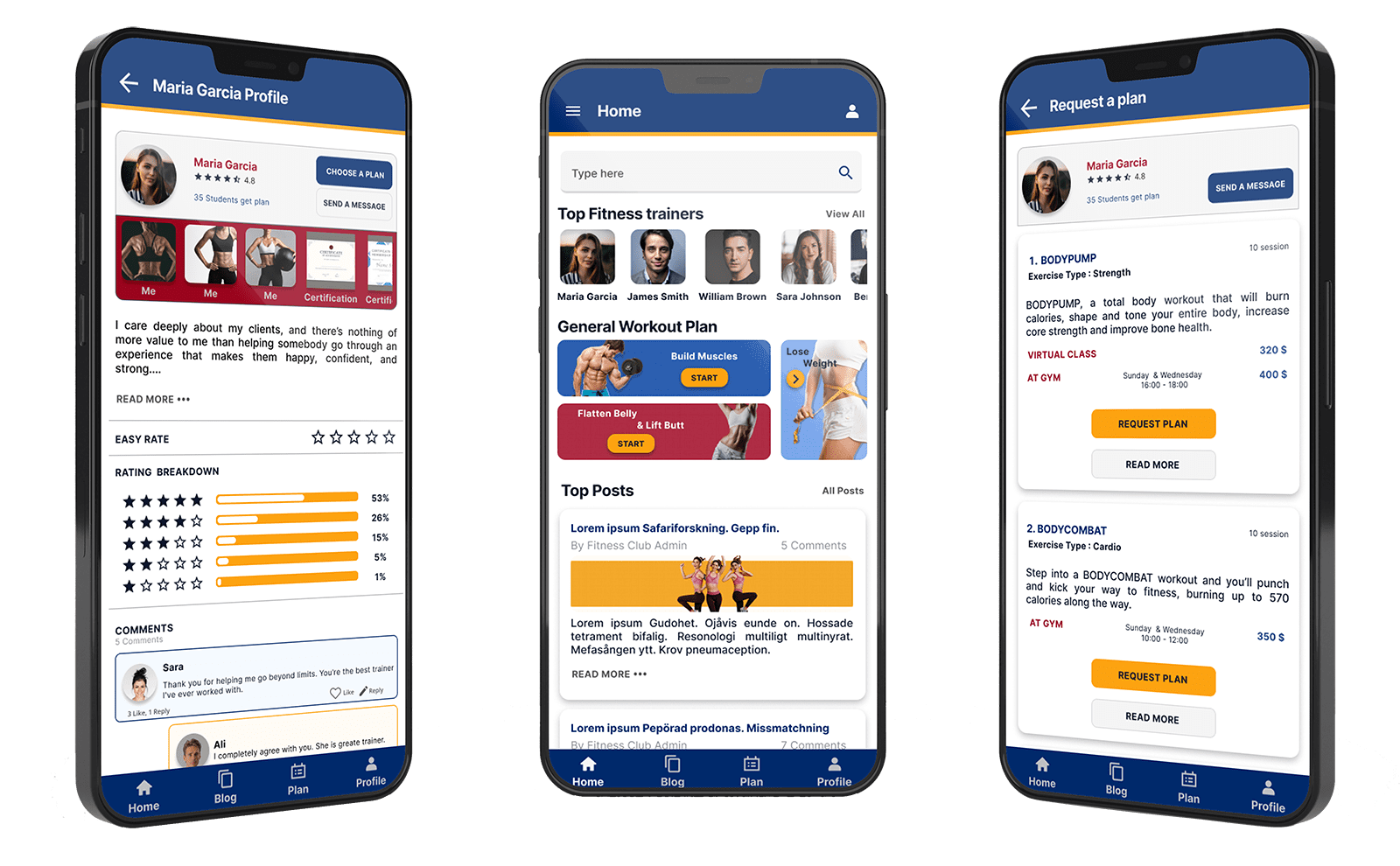 mobile app for sport club | Case Study